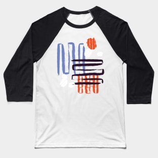 Abstract geometric shapes Baseball T-Shirt